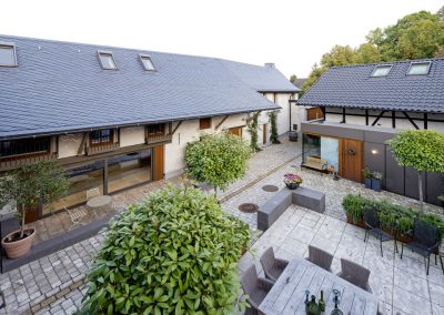 Renovation of a foursided courtyard in Aachen with UdiIN