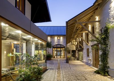 Renovation of a foursided courtyard in Aachen with UdiIN